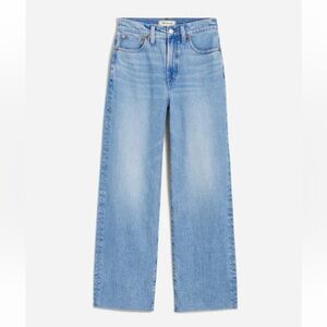 Madewell The Perfect Vintage Wide-Leg Crop Jean in Altoona Wash 30